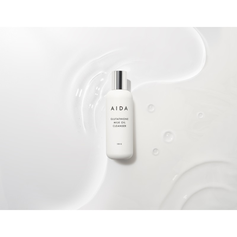 Aida Glutathione Milk Oil Cleanser 150g x 2, 30g x