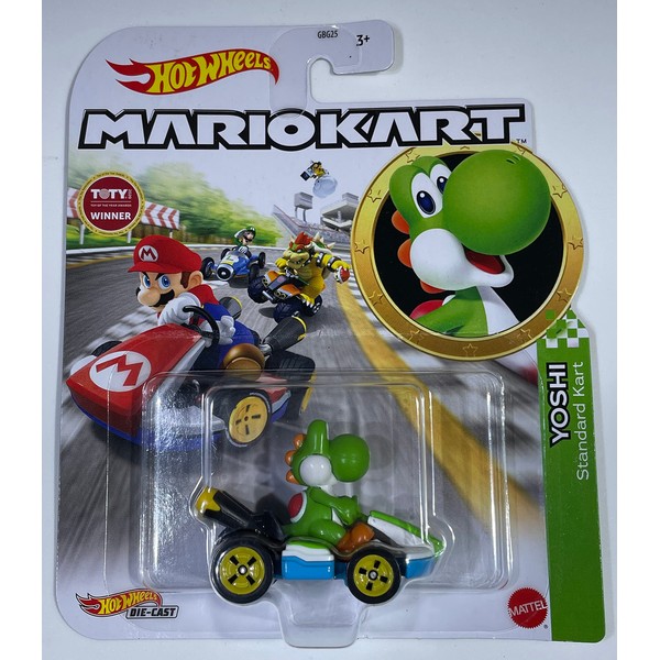 Hot Wheels - Mario Kart - Yoshi Standard Kart -