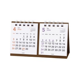 M Plan 2026 Calendar, Cubics, Tabletop, Petite Petite, 2 Months, Basic, 205919-01-58, Starts April 2026
