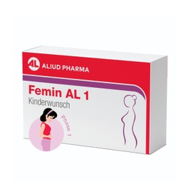 Femin AL 1 Children's Desire Dietary Supplement with L-Methylfolate (Folic Acid), Iodine, Vitamins & Iron - for the Time of Baby Planning, 30 Capsules