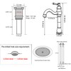360° Swivel Antique Brass Bathroom Vessel Sink Faucet Single Handle