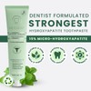 MILTODENT Premium Hydroxyapatite Toothpaste – 15% Micro-Hydroxyapatite | Fluoride-Free, Best