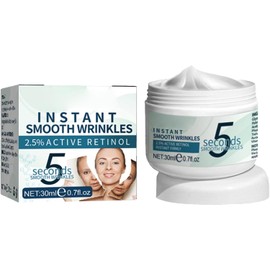 5 Seconds Wrinkle Remover,30ml 5 Seconds Retinol Anti-Wrinkle Cream,5 Seconds Anti Wrinkle Face Cream,2025 New Lifting Moisturizing Facial Cream,Tightening Face Cream or Women
