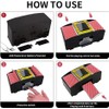 4 Decks Automatic Card Shuffler USB/Battery Operated Electric Shuffler