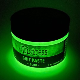 Ranger Tim Holtz Distress Grit Paste, Glow in The Dark, 3 fl oz Jar