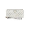 GUESS G Wave Large Zip Around Wallet, Stone Logo