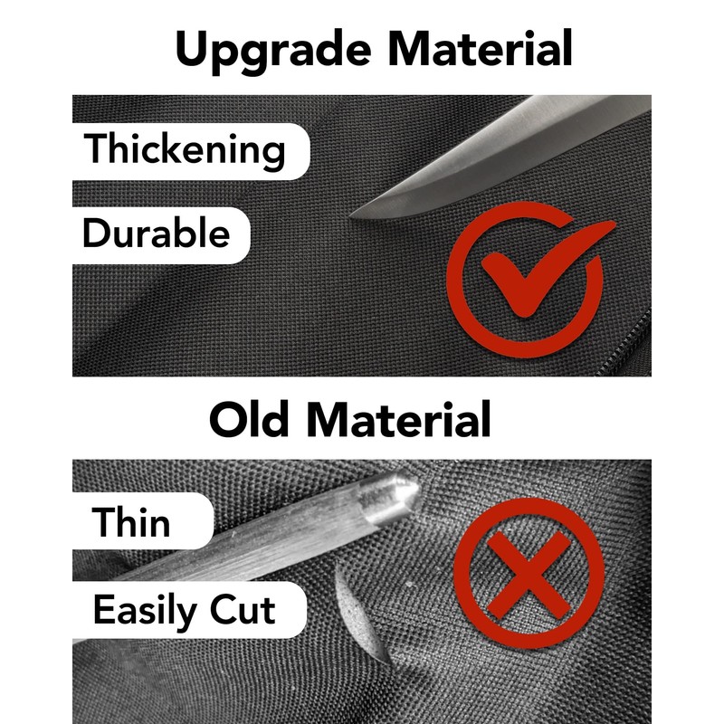 Wessleco Chef Knife Bag(5 Slots), Knife Case Nylon Kitchen Storage