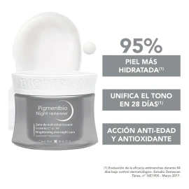 🌙✨ Bioderma Pigmentbio Night Renewer | Crema Regeneradora Antimanchas de Noche – 50 ml 💜🌿