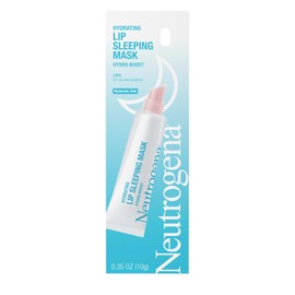Neutrogena Hydro Boost - Máscara hidratante para dormir de labios con ácido hialurónico, tratamiento hidratante transparente durante la noche y diario para labios muy secos, sin fragancia