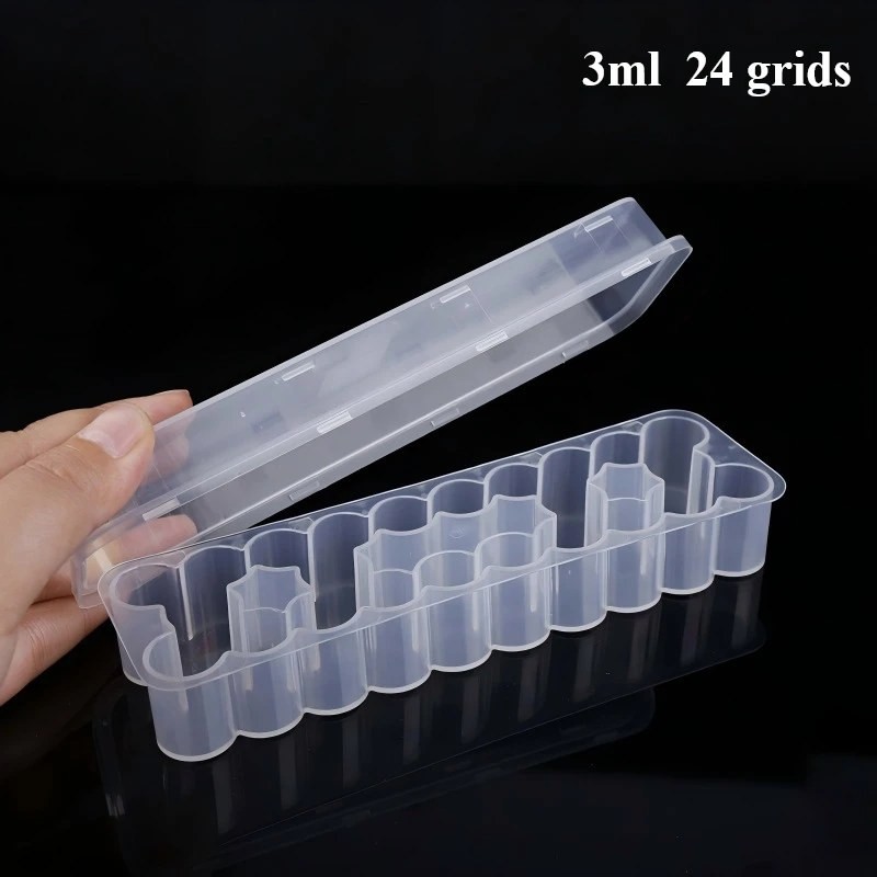 OrganiMax Refrigerator Storage Box – Peptide Vial Freezer Tube Container,