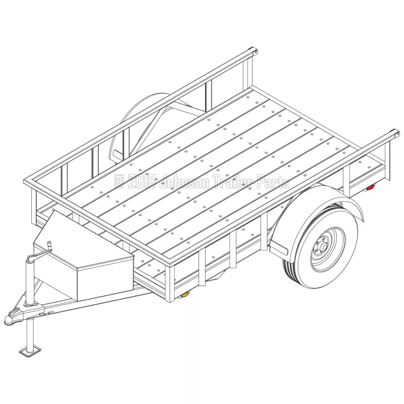 Johnson Trailer Parts 5′ x 8′ Utility Trailer Plans –