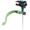 Royal Gardineer Impulse Sprinkler: Impulse Lawn Sprinkler with Ground Spike,