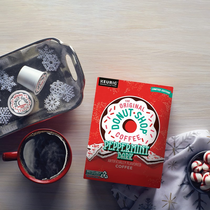 The Original Donut Shop Peppermint Bark Keurig Single-Serve K-Cup Pods,