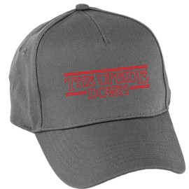 Hippowarehouse The Upside Down Baseball Cap hat Premium Printed 5 Panel OneSize Adults Graphite Grey