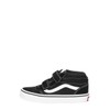 Vans Unisex Boys' Ward Mid V Trainers, (Suede/Canvas) Black/White, 38