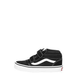 Vans Unisex Boys' Ward Mid V Trainers, (Suede/Canvas) Black/White, 38 EU