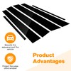 BASIKE Compatible with 2004-2008 Honda Acura TL Door Window Trim