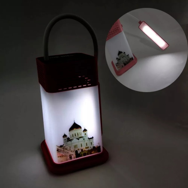 Link Bits Lampara De Noche Bocina Recargable Luz Escritorio Oficina