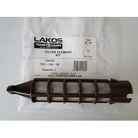 Lakos Filter Element Replacement Kit 1.5" Twist 2 Clean Twist Ii Clean Twistiiclean (30 MESH BROWN T2C-150-30 (132232))