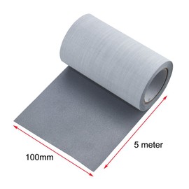 JINBING Silver Reflective Fabric Tape Safety Tape Vest Trim Strip DIY for Clothes Caps Bags Sew On Wide 100mm (4") (4" x 16ft)