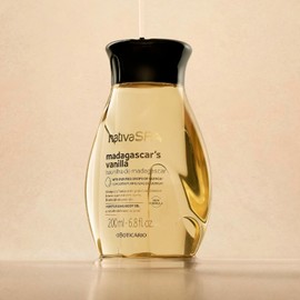 O Boticário Nativa Spa Vanilla Oil Set, 3 x Moisturising Body Oil, Vegan, Body Lotion, 3 x 200 ml