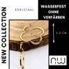 NataschaWoge® Clover Leaf Stainless Steel XXL Gold Rose Gold Silver
