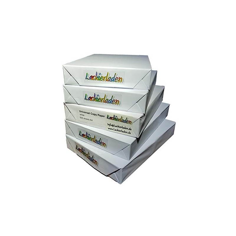 Unbekannt Copier Paper DIN A4, White, 2500 Sheets - Printer