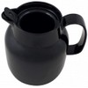 Helios Mondo Plastic Vacuum Flask with Infuser, Black, 14.2 x