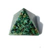 Green Fuchsite Pyramid Crystal Orgone Generator Energy Accumulator PERFECT GIFTING