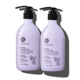 Luseta B-Complex Shampoo & Conditioner Set for Hair Strengthening, Routine shampoo and Conditioner for Women, Biotin Shampoo for Thinning Hair for Women and Men All Types 2 x 16.9oz