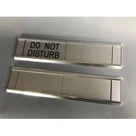Sliding Signs - Entry Control - Do Not Disturb (Or Your Wording)