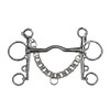 Korsteel Stainless Steel Cambridge Mouth Pelham Bit, 5.5"