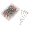HJ Garden 1Box 100PCS 6x65mm Needle Kit Pearl Head Pins