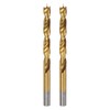 HARFINGTON 2pcs Brad Point Drill Bit 8mm(5/16") Dia Straight Round