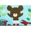Marushin 4335006000 Face Towel, Bear's School, 13.4 x 31.5 inches