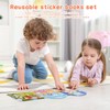 BuyCard 6 Pack Reusable Sticker Book for 2 3 4