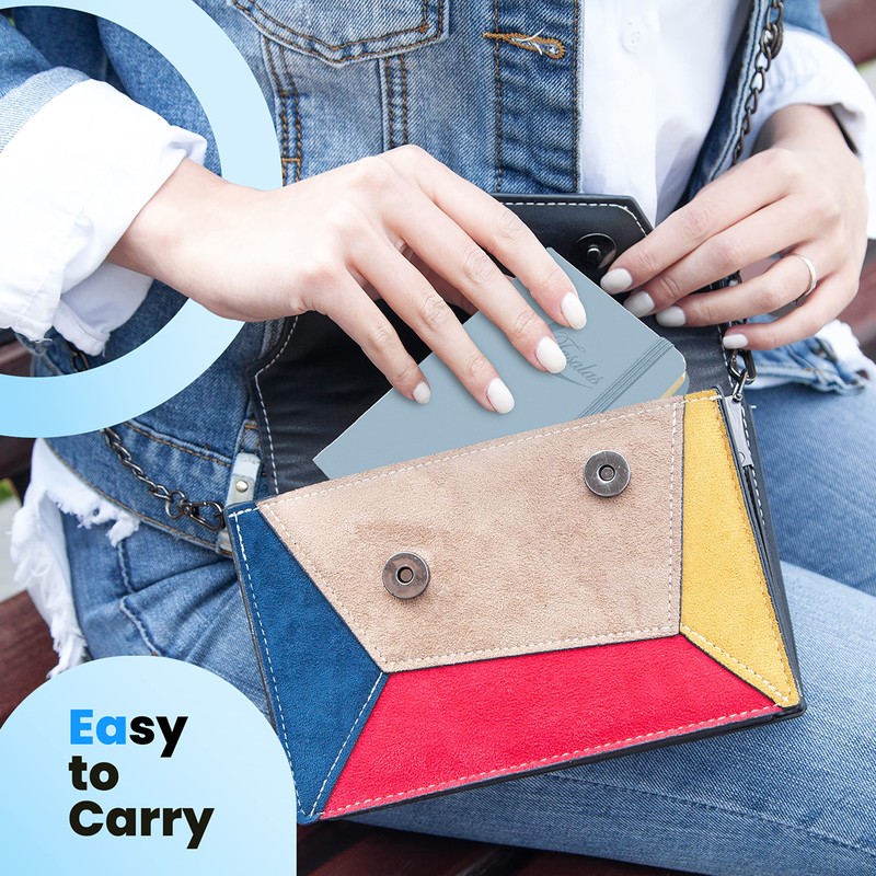 Tasalas Pocket Notebook Portable A6 Notebooks with Inner Pocket and