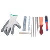 12Pcs Chainsaw Sharpener File Chain Saw Teeth Sharpening Tool Set