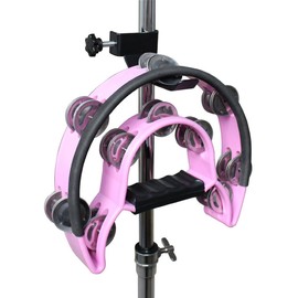 YTYKINOY Black Headphone Headset Tambourine Holder Hanger Clip Stand for Microphone/Musical Stand