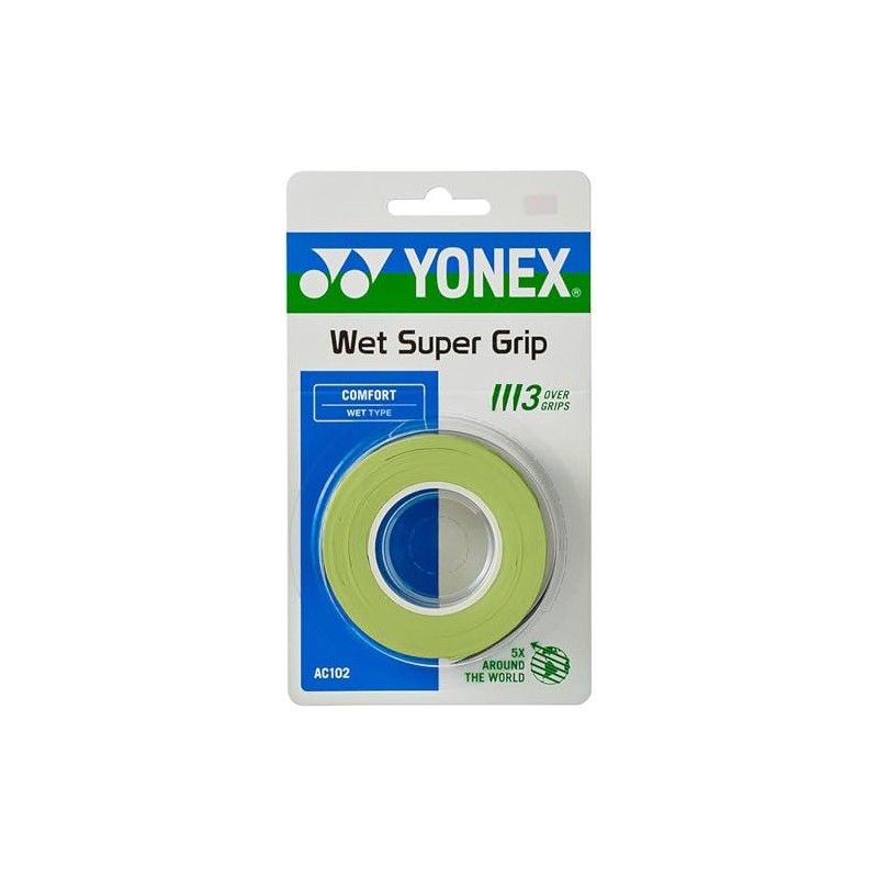 YONEX Tennis Badminton Grip Tape Wet Super Grip (Pack of