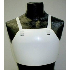 Unisex Fencing One Size Fits All Plastic Chest Protector (X-Small)