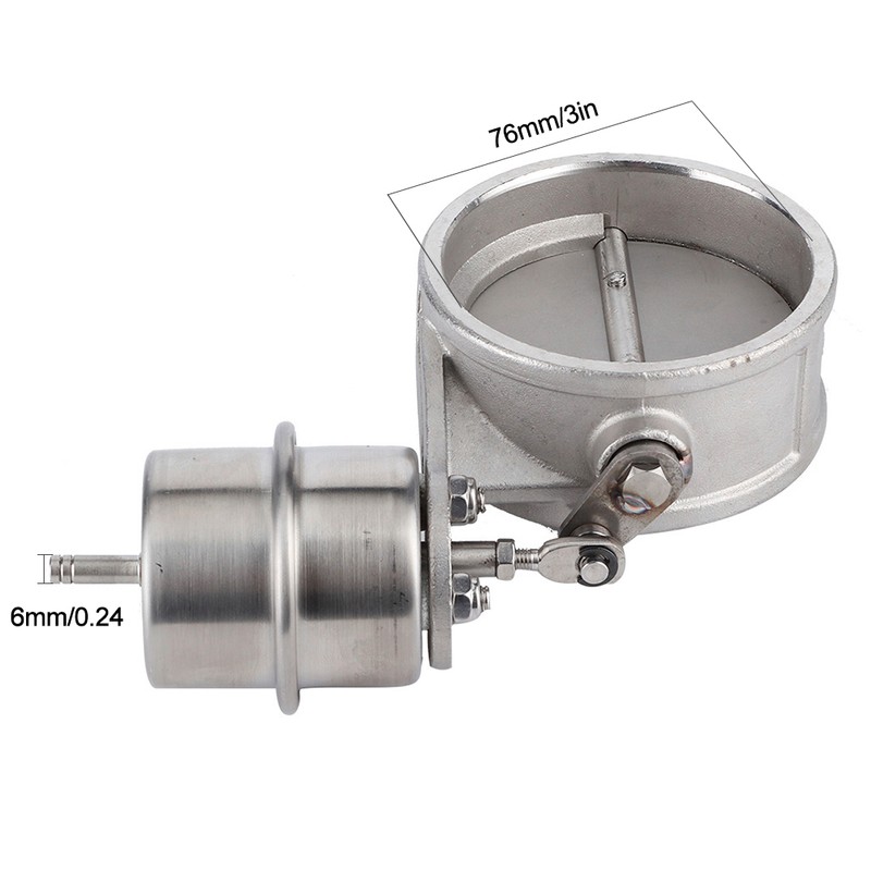 Universal Closed Style Exhaust Valve Activated Pressure Cutout Dump for