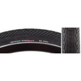 KENDA Kwick Nine Tire - 29 x 2.4, Clincher, Wire, Black/Reflective, 60tpi, KS