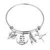 bobauna Dance Bracelet I Love Dance Bracelet Dance jewelry Gift