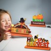 4 Pieces Thanksgiving Party Decorations Wooden Happy Fall Y'all Party