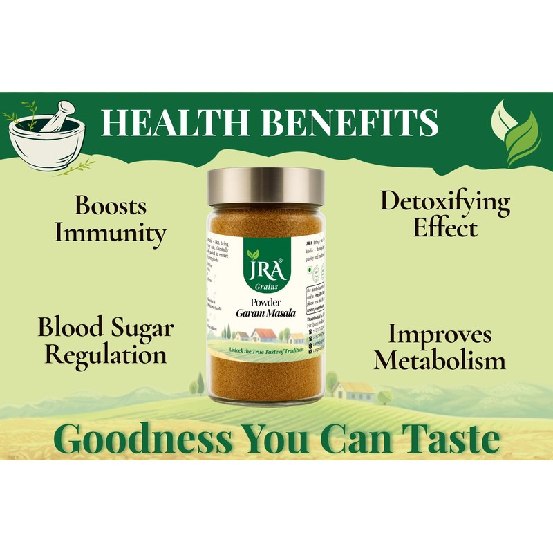 JRA Grains garam Masala 75g (2.65 oz) | Fresh &