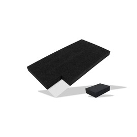 Plump Cushion Tape, Thick 0.4 inches (10 mm) x Width 0.8 inches (20 mm) x Length 1.2 inches (30 mm), 20 Pieces, Corner Guard, Shock Absorption, Injury Prevention, Sponge Tape, Cushion