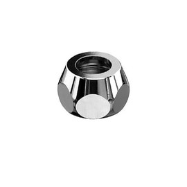 Schell 265110699 Crimp Fitting Complete (Screw Connection for Copper Pipe Diameter 12 Union Nut Brass Cone Rubber Seal Base Ring One Piece DN 15 G 1/2 IG Chrome)