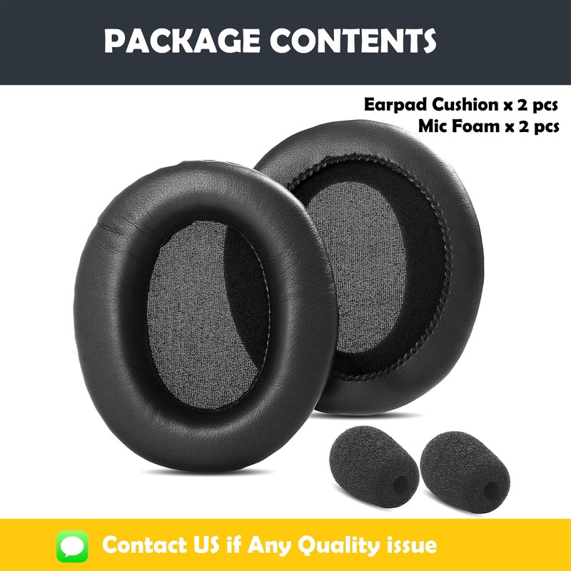 Protein Leather Replacement Earpads Cushion for LX-3000 Headset