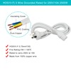 White PC IEC Power Cable 2m Ac 250V 10A Australian